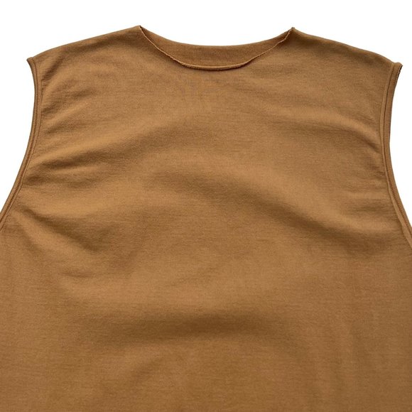 SKIMS Essential Crew Neck Sleeveless Bodysuit NEW Camel XXS/XS - Picture 5 of 13